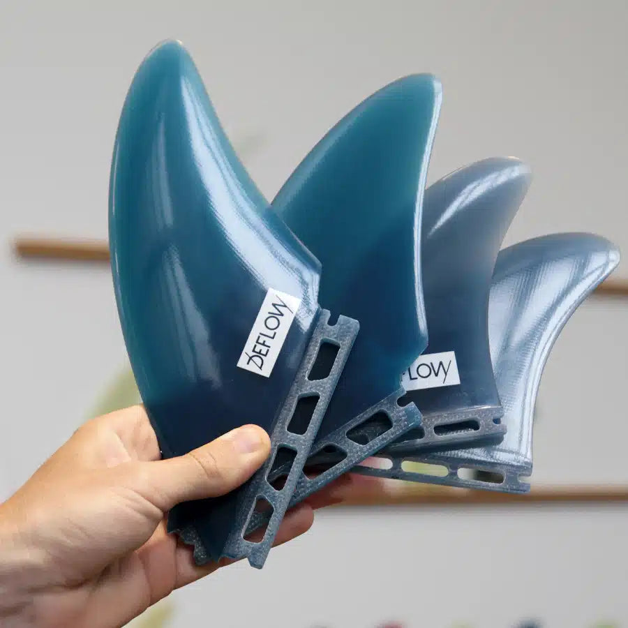 KEEL QUAD FIN BLUE | DEFLOW SURF デフロー クアッドフィン 4フィン – TWRS.inc