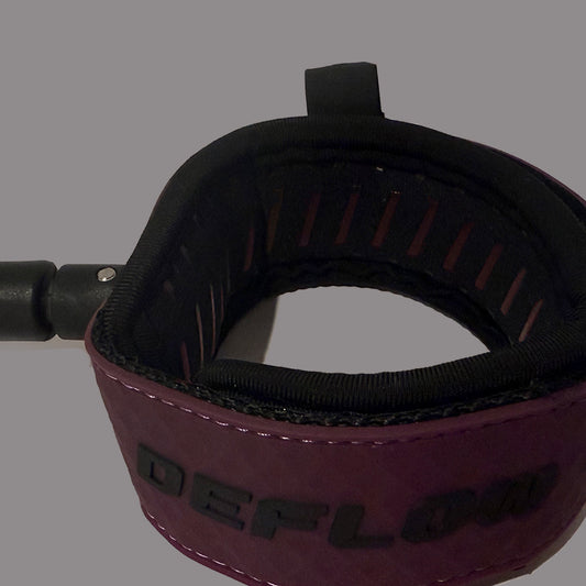 PREMIUM PERFORMANCE LEASH 9ft 7mm - KNEE LEASH - DARK CHERRY