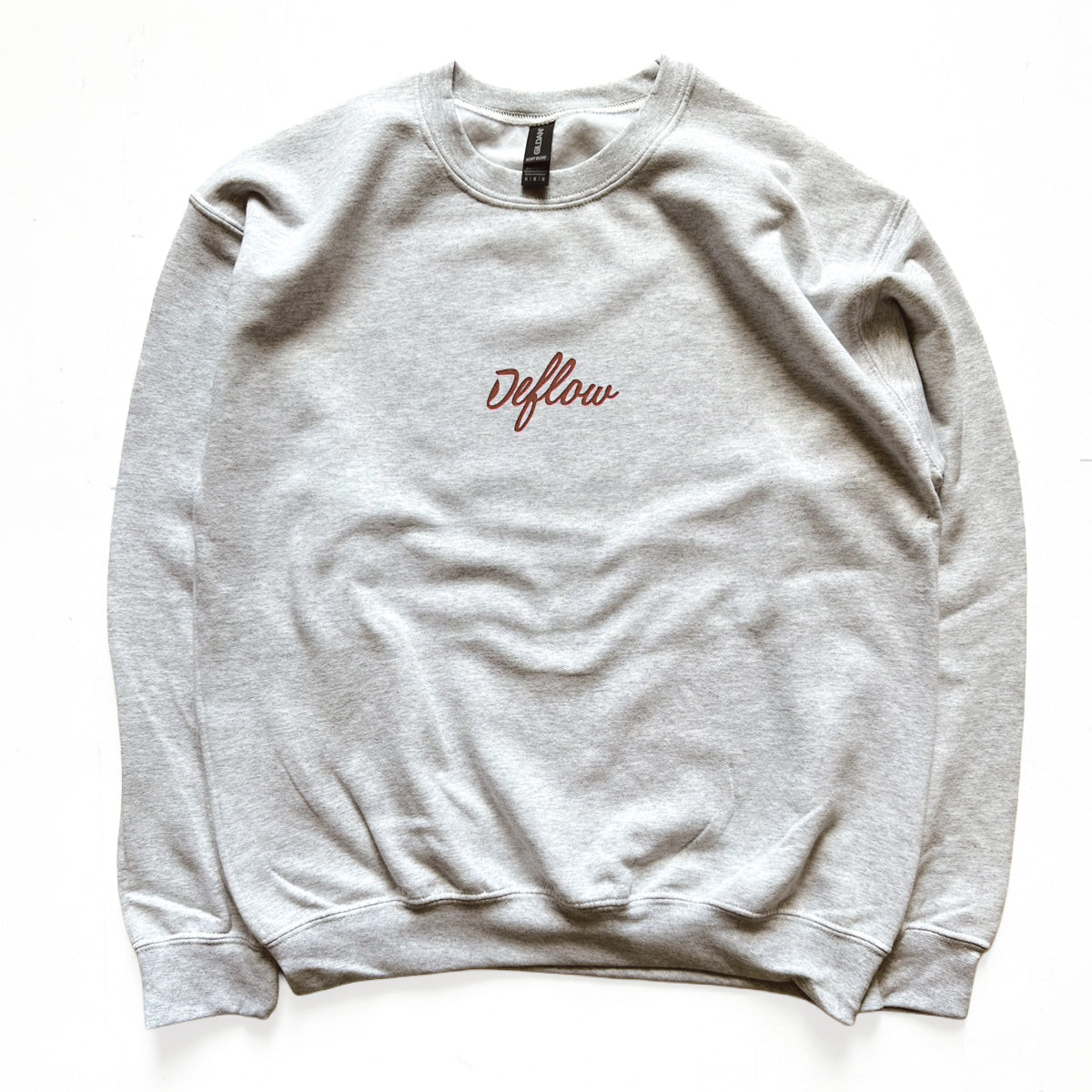 DEFLOW クルーネック スウェット Sweatshirt Ash / M , L , XL