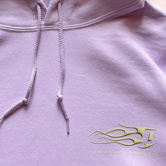 DEFLOW HOODIE Sweatshirt 8.0oz -Orchid / M,L,XL