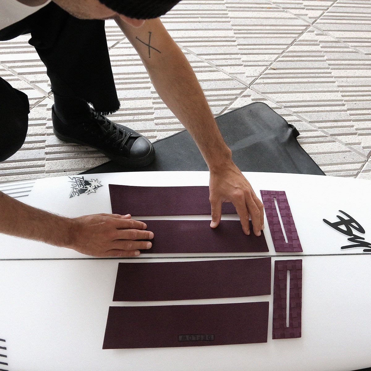 FRONT PAD - DARK CHERRY