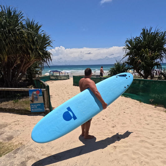 SummerVibes Mini Mal 9' Softboard -Turquoise