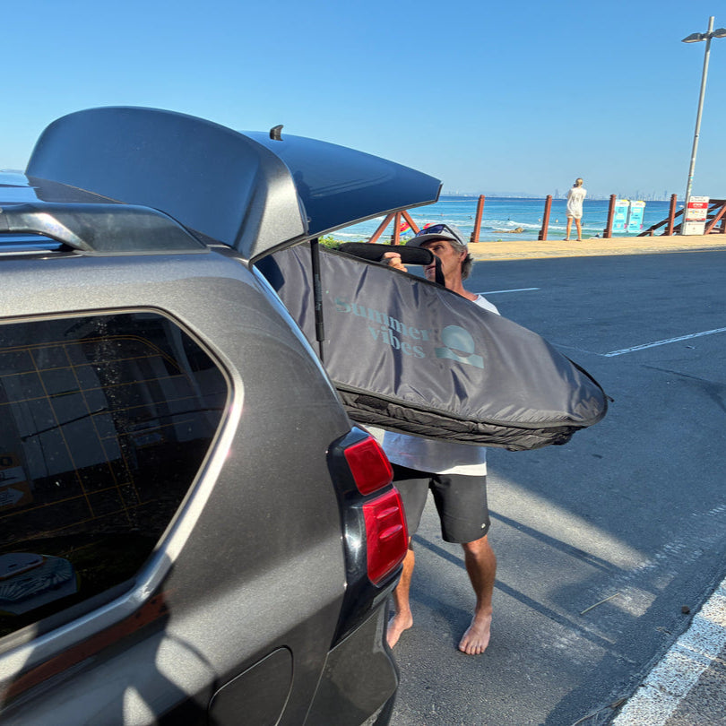 Summer vibes 6'3 Premium Double (2-3) Surfboard Boardbag – TWRS.inc