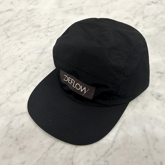 DEFLOW NYLON CAP -BLACK