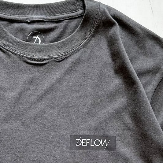 DEFLOW T-shirt HazyBLACK