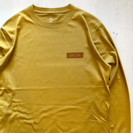 DEFLOW LONG T-shirt HazyYELLOW