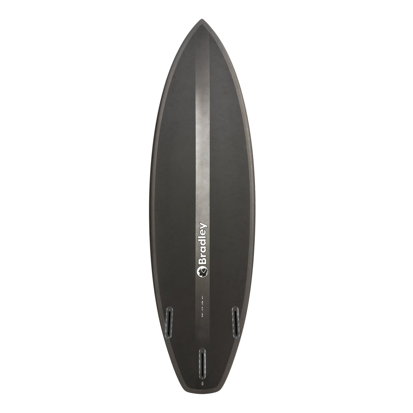BRADLEY SURFBOARD 5’8 OLYMPIA LC 6 BLACK