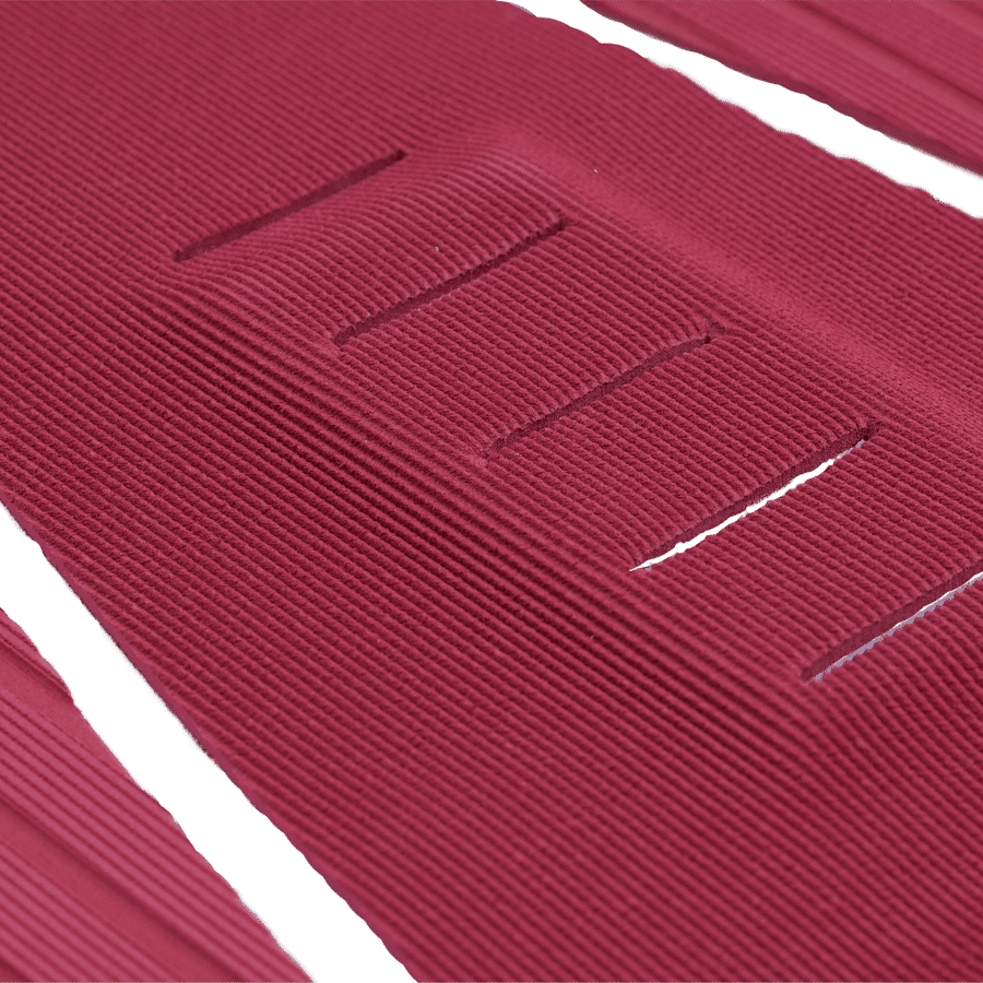 3 PIECE PAD - BURGUNDY