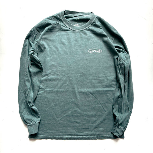 DEFLOW Long Sleeve Tee -HazyGreen / M,L,XL