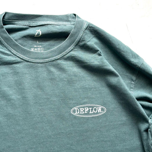 DEFLOW Long Sleeve Tee -HazyGreen / M,L,XL