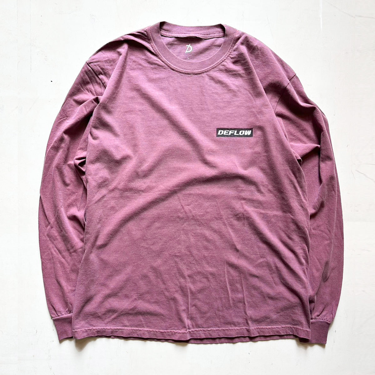 DEFLOW Long Sleeve Tee -Berry / M,L,XL