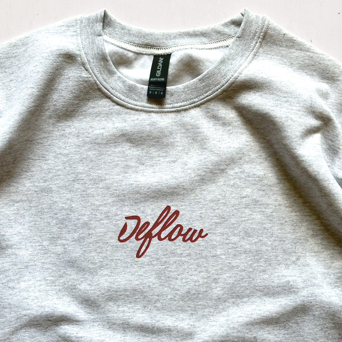 DEFLOW クルーネック スウェット Sweatshirt  Ash / M , L , XL