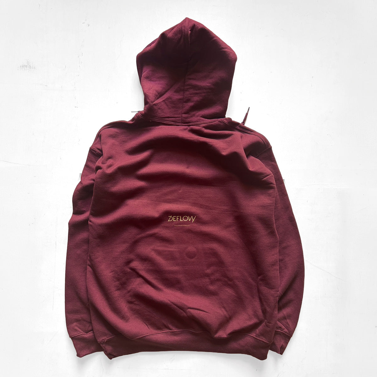 DEFLOW プルオーバーパーカー Hooded Burgundy / M , L , XL