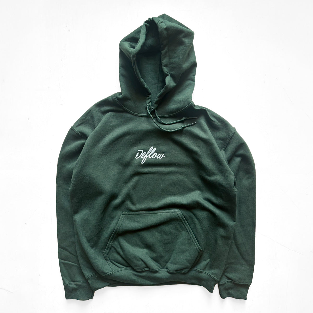 DEFLOW プルオーバーパーカー Hooded Green / M , L , XL