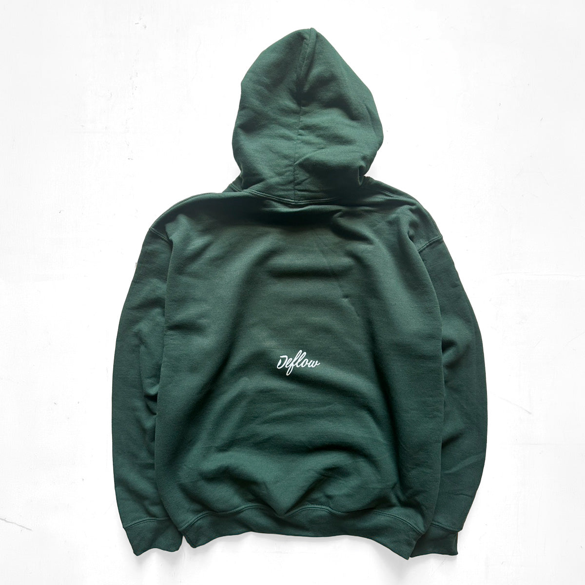 DEFLOW プルオーバーパーカー Hooded Green / M , L , XL