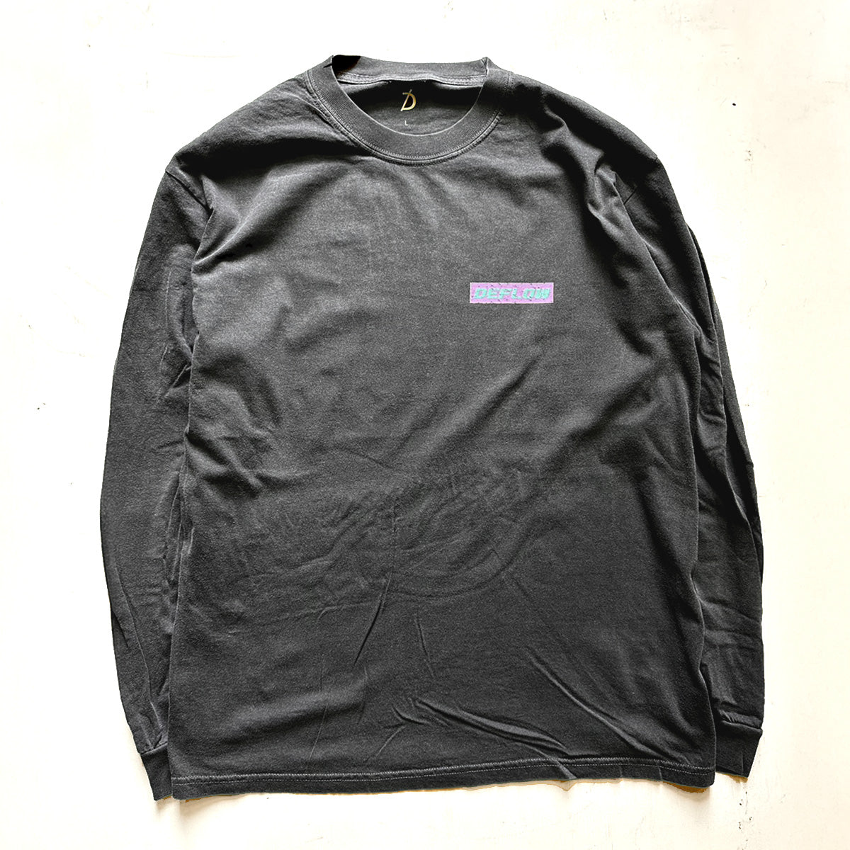 DEFLOW Long Sleeve Tee -Pepper / M,L,XL