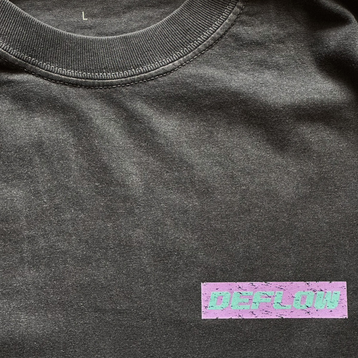 DEFLOW Long Sleeve Tee -Pepper / M,L,XL