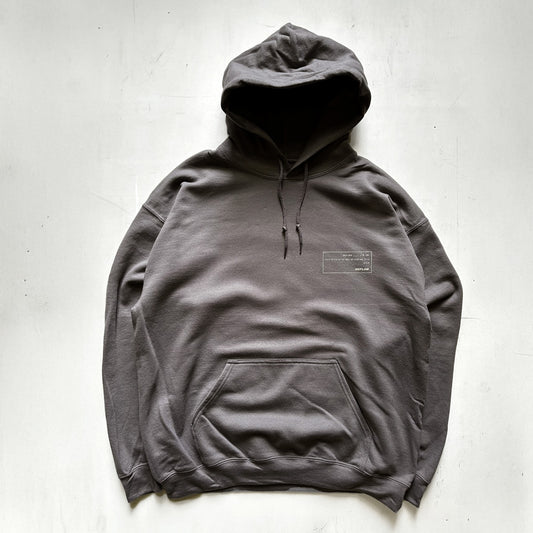 DEFLOW HOODIE Sweatshirt 8.0oz -Charcoal / M,L,XL