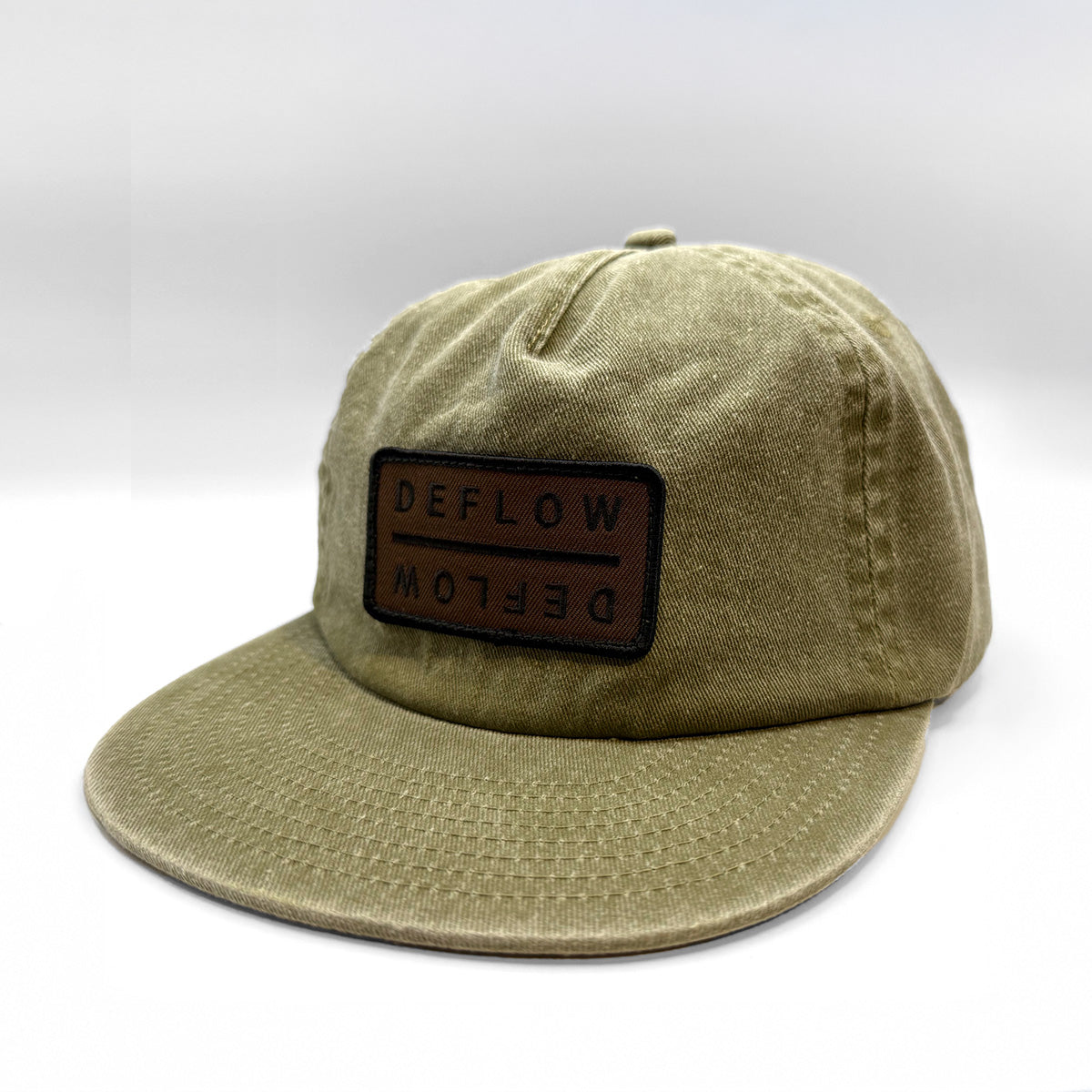 DEFLOW Washed Cotton Cap / Khaki