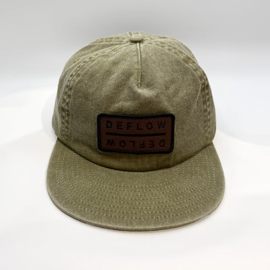 DEFLOW Washed Cotton Cap / Khaki