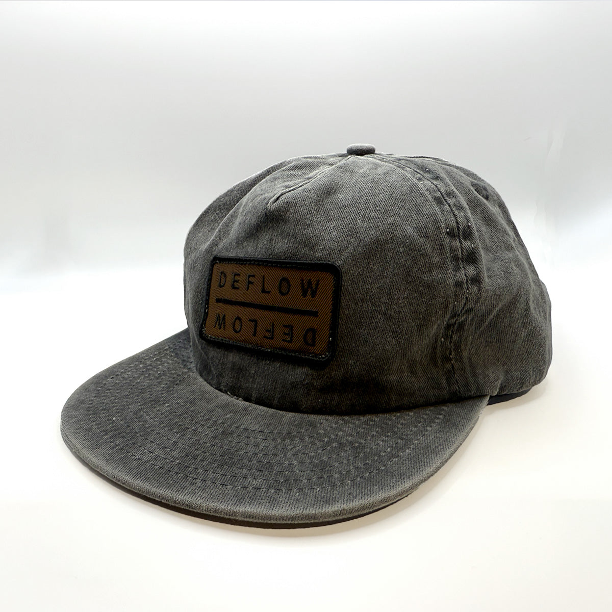DEFLOW Washed Cotton Cap / Black
