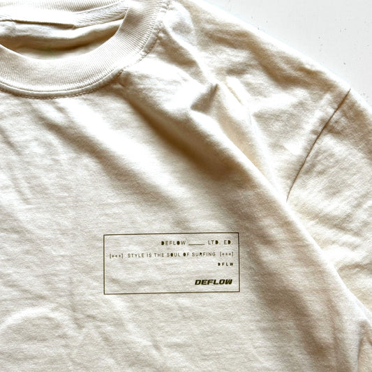 DEFLOW T-SHIRTS Ivory  /  M,L,XL