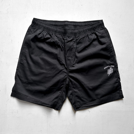 DEFLOW Beach Shorts / BLACk