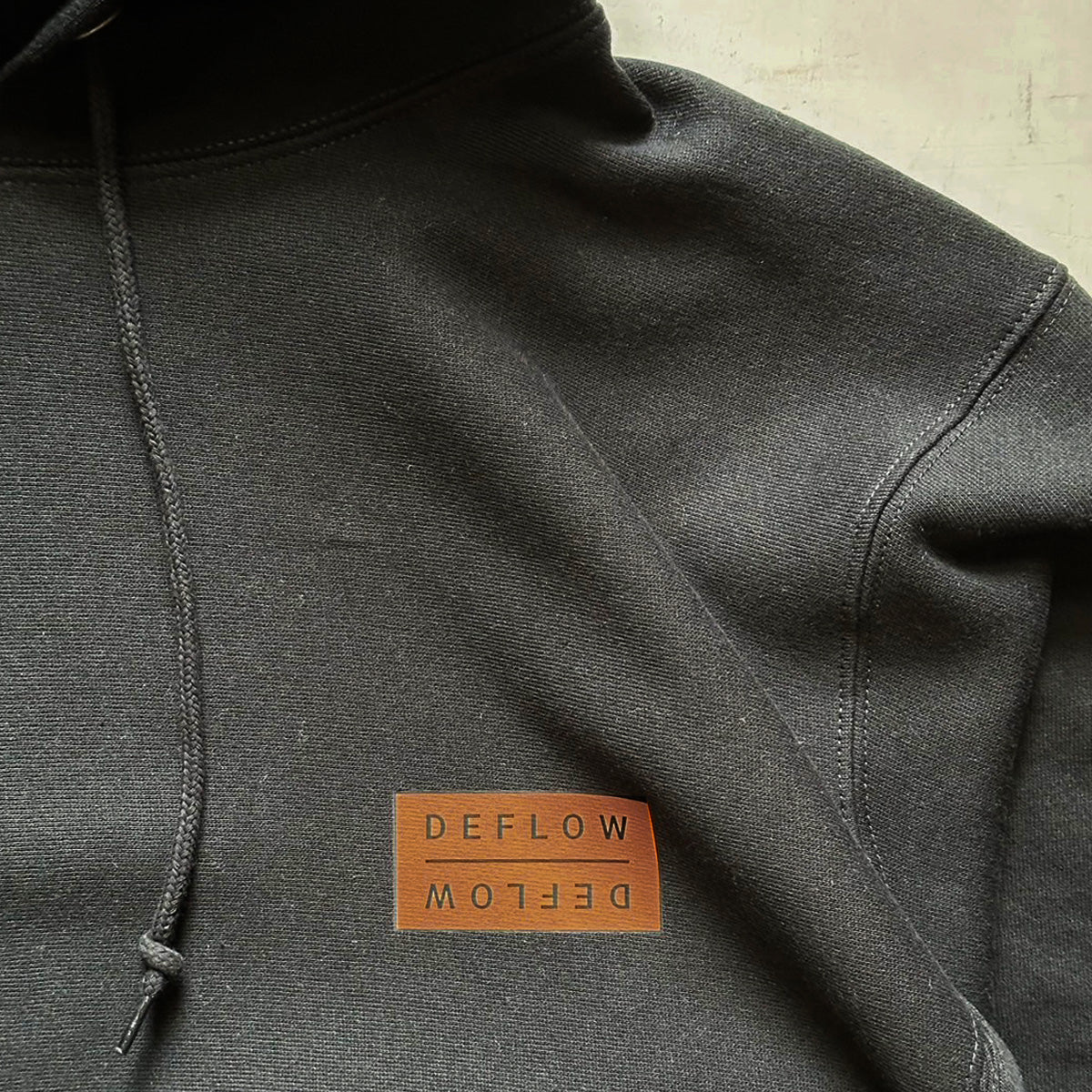 DEFLOW HOODIE 12.0oz BLACK