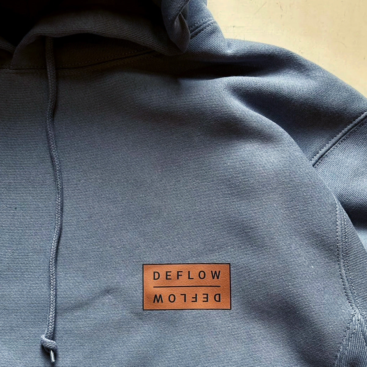 DEFLOW HOODIE 12.0oz STONEBLUE